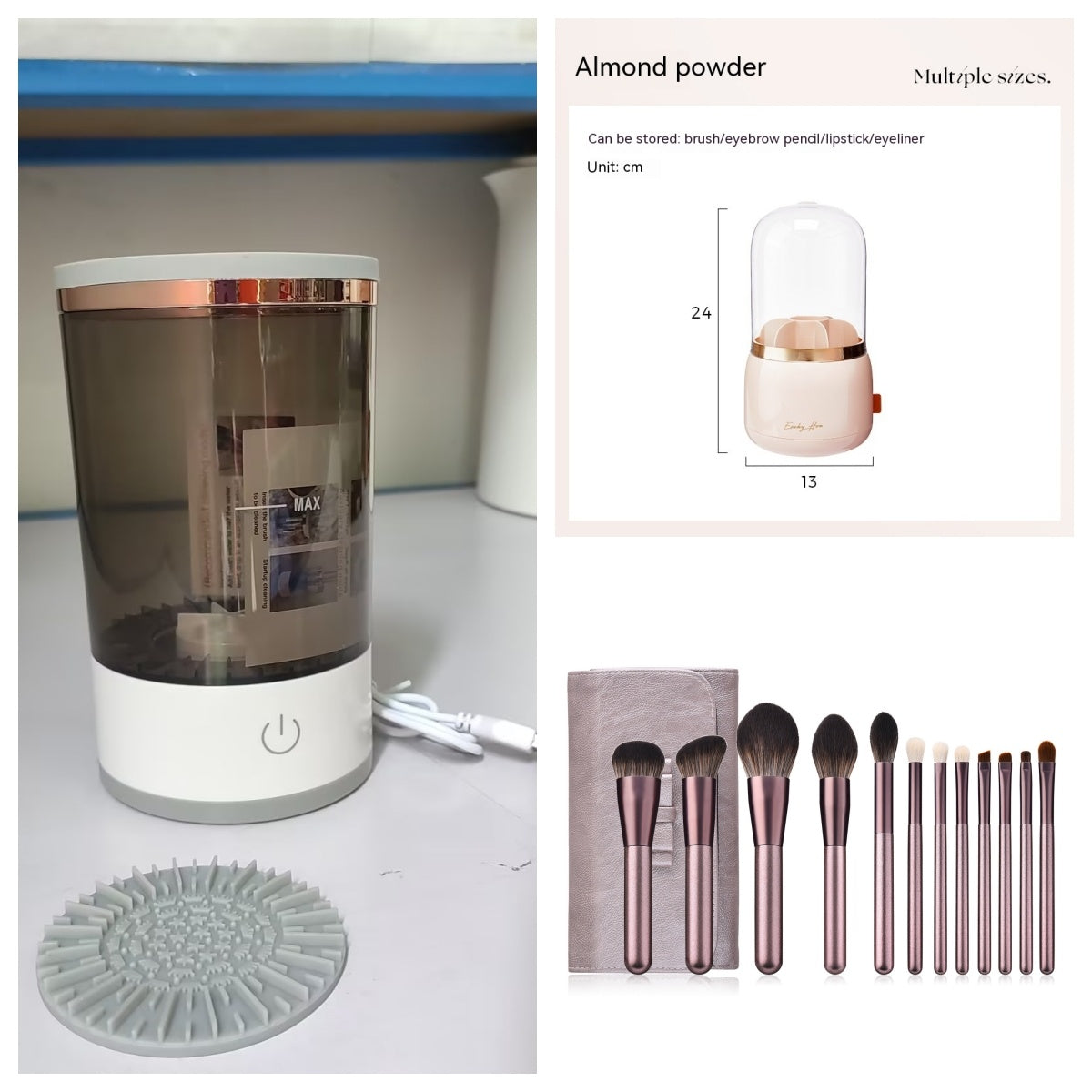 Apparatus of Cleaning Tool  Makeup Brush Cleaner Machine