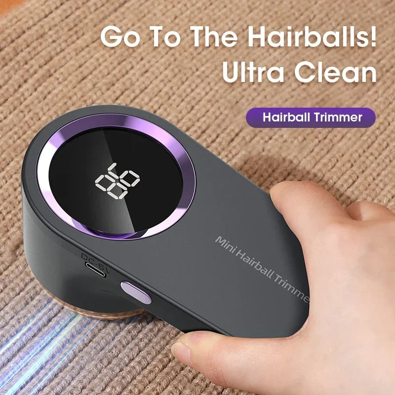 Lint Remover For Clothing Portable Electric Fuzz Pellet Remover LED Display Rechargeable For Clothes Fabric