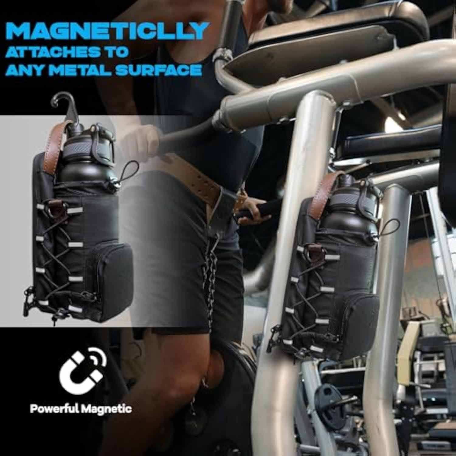 Waterproof Gym Water Bottle Rack Fitness Portable