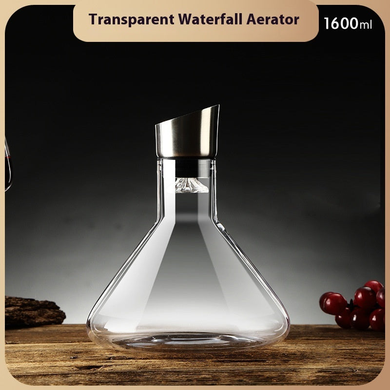 Iceberg Waterfall Wine Decanter Creative Transparent Lead-Free Crystal Glass Wine