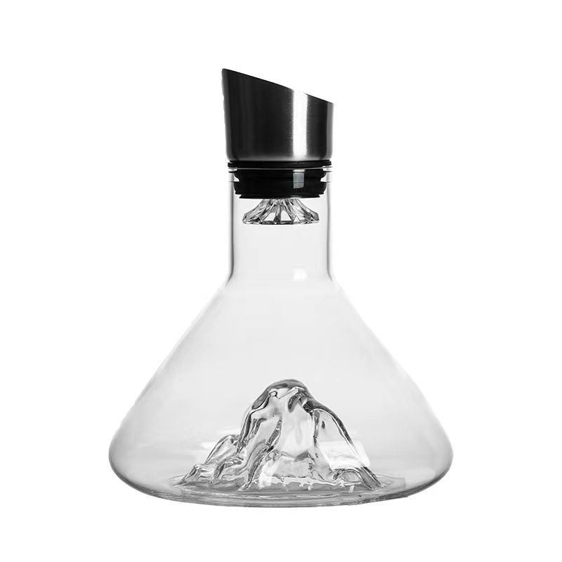 Iceberg Waterfall Wine Decanter Creative Transparent Lead-Free Crystal Glass Wine