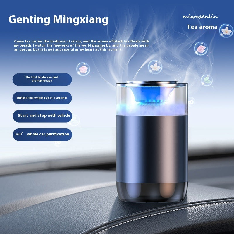 Car Aromatherapy Diffuser Cloud Mist Air Freshener Auto Decoration Natural