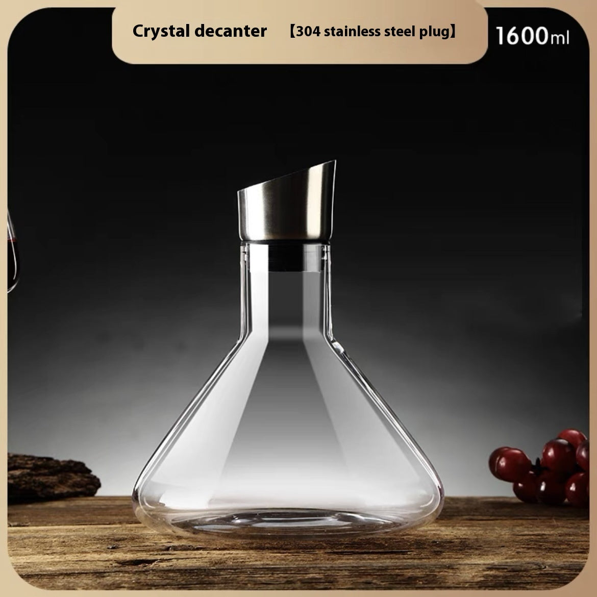 Iceberg Waterfall Wine Decanter Creative Transparent Lead-Free Crystal Glass Wine